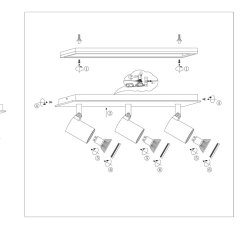 Noir - Spotlampe i sort metal, vlg mellem 3 strrelser