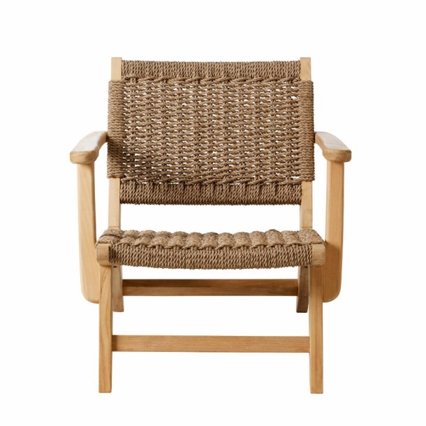 Amalfi - Hvilestol i teaktr og reb