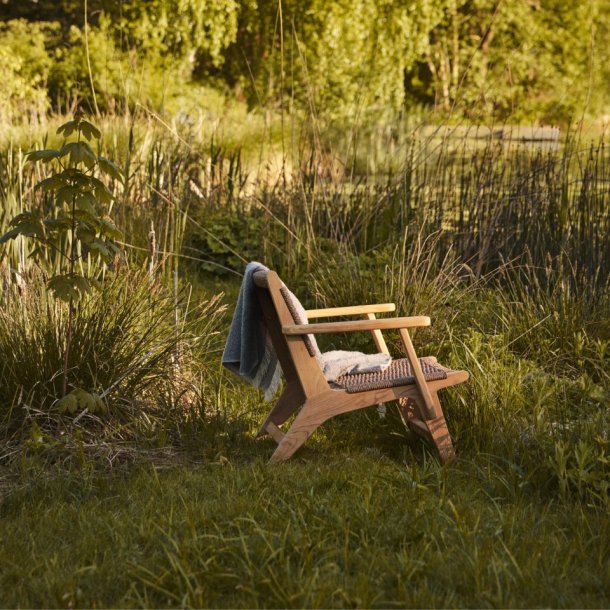 Amalfi - Hvilestol i teaktr og reb