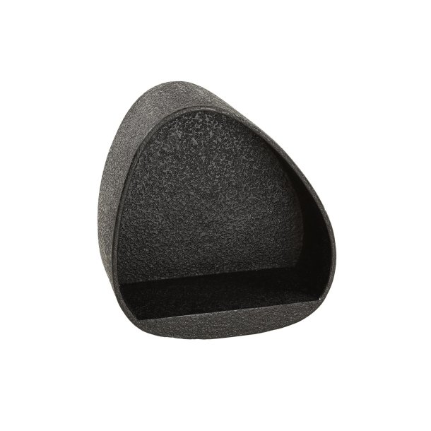 Blunt - Lukket vghylde i gr metal, 42 x 45 cm.