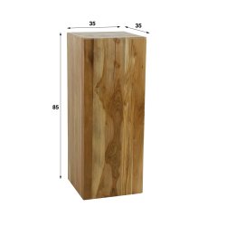 Unicas - Blomstersjle i genbrugs teaktr, hjde 85 cm.