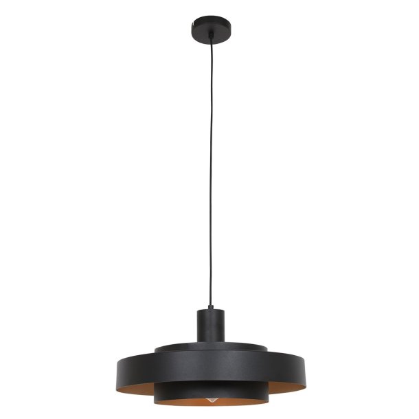 Doble - loftlampe i sort metal