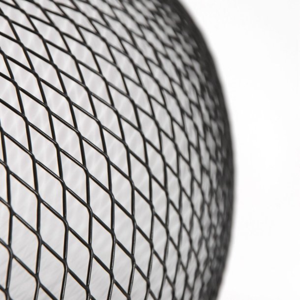 Navas - rund pendel i sort metaltrd