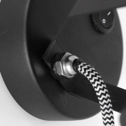 Kingsley - spot i stl og sort metal