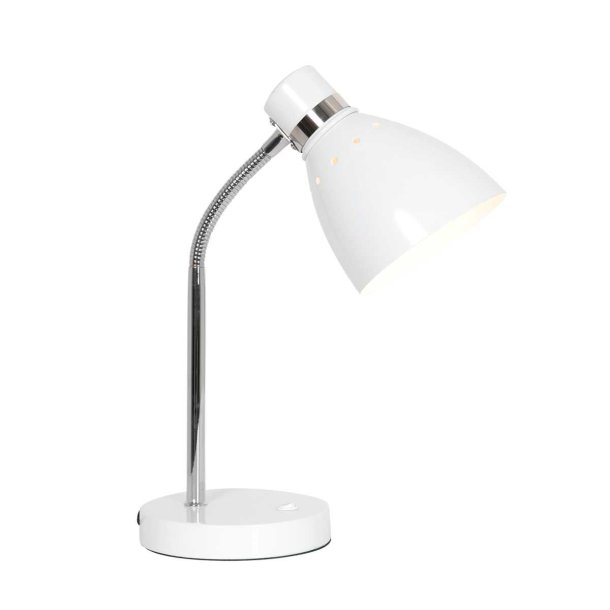 Attach - bordlampe i fire metalfarver