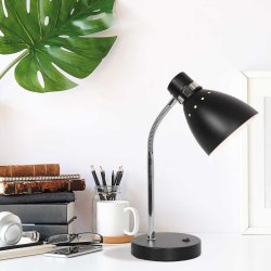 Attach - bordlampe i fire metalfarver