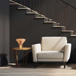 Costa - bordlampe i metal og glas