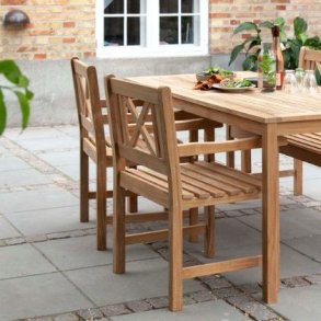 Croix - Havestol i teaktr