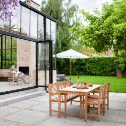 Croix - Havestol i teaktr