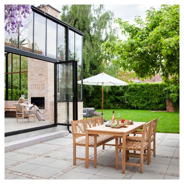 Croix - Havestol i teaktr