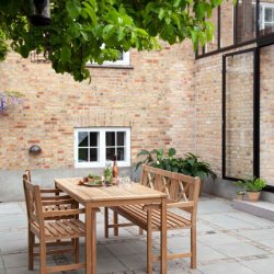 Croix - Havestol i teaktr