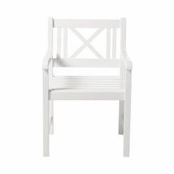 Croix - Havestol i hvid hjglans mahogni