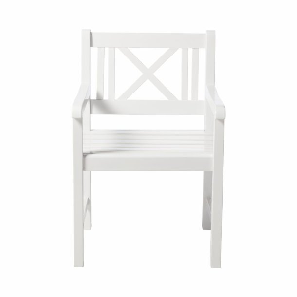 Croix - Havestol i hvid hjglans mahogni