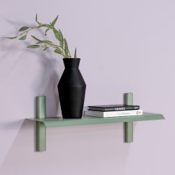 Repisa - Vghylde i metal, 5 farver, bredde 60 cm.