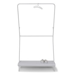 Pinot -tjstativ i hvidt metal