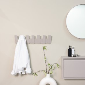  Boost - Krok med sju krokar i silkeslen taupefrgad metall