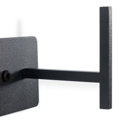 Zahara - Knagerkke med fem knager i sort metal