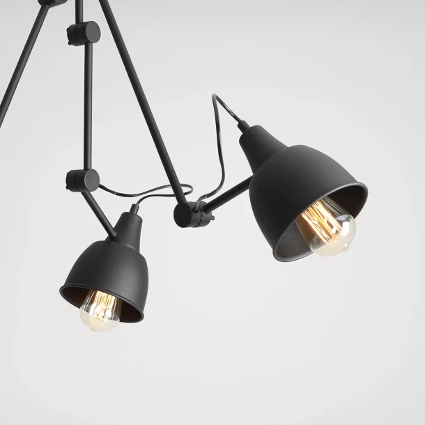 Verdi - Plafond lampe i sort metal