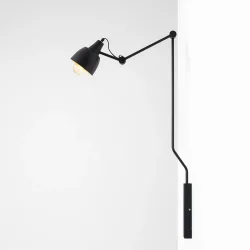 Verdi - Vglampe i sort metal