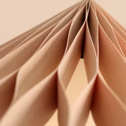 Nightfall - Pendel i bgetr og hvidt glas, diameter 48 cm.