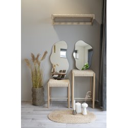 Umberto -  Spejl i aluminium, 40 x 60 cm.