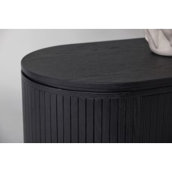 Corps - TV-bord i sort egefiner p MDF