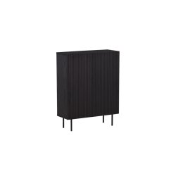 Primas - Skab i sort egefiner p MDF