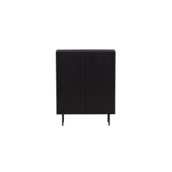 Primas - Skab i sort egefiner p MDF