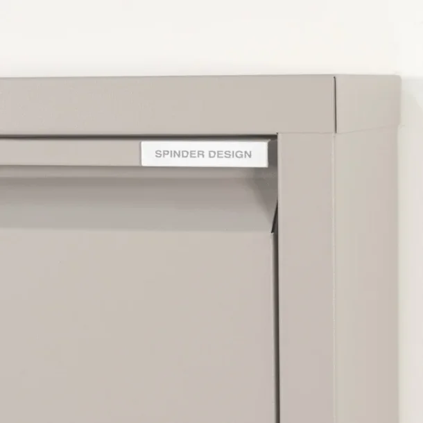 Zapato - Skoskab med 5 rum - silky taupe farvet metal