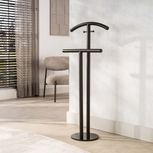 Tidy - Herrbetj�nt i m�rk bronsf�rgad metall