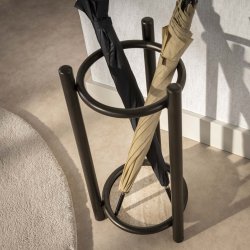 Iluvia - Bronsf�rgad paraplyst�llning i metall med tre ben