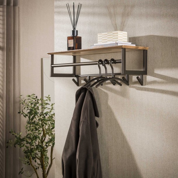 Drift - Hatthylla i bronsf�rgad metall