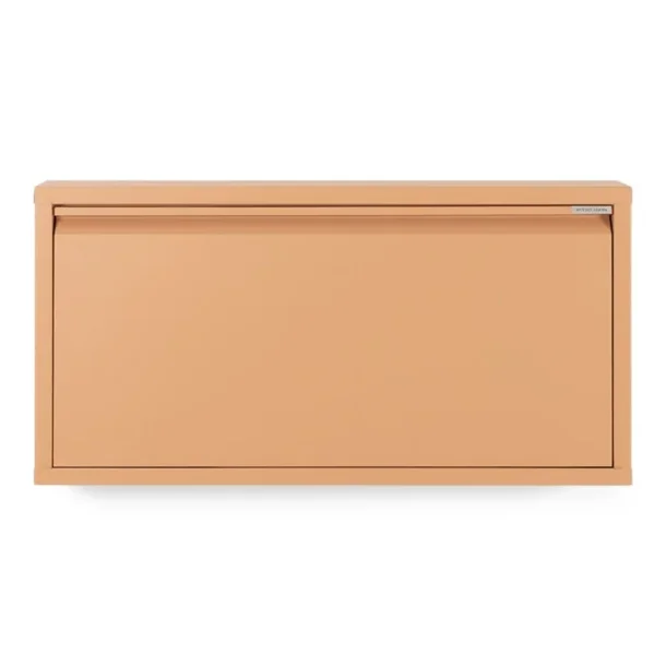 Zapato - Skoskab med 1 rum - terracotta farvet metal