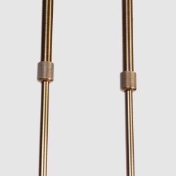Kosmos- Loftlampe i bronze finish, tre sk�rme i glas