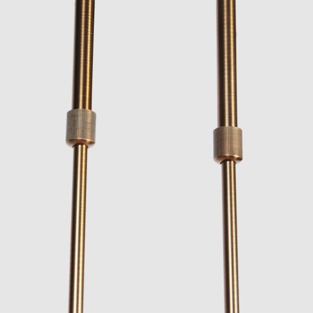 Kosmos- Loftlampe i bronze finish, tre sk�rme i glas