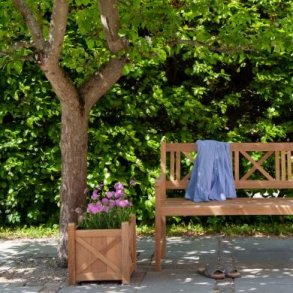  Croix - Trdgrdsbnk i teak, bredd 120 cm.