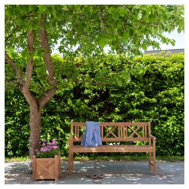 Croix - Havebnk i teaktr, bredde 150 cm.