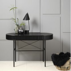 Cartago - Skrivbord i svart ek