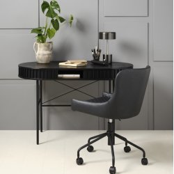 Cartago - Skrivbord i svart ek