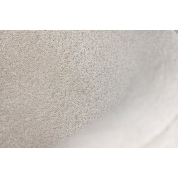 Ben- Lnestol med hj ryg i beige boucle stof
