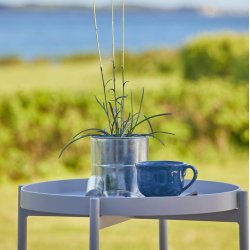 Maceta - Urtepotte i galvaniseret metal, tre potter