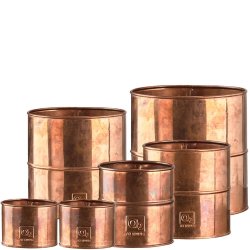 Maceta - Urtepotte i kobber, seks potter