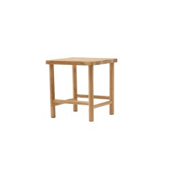 Booster - Skammel i teaktr, 42 x 42 cm.