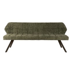 Clapton - B�nk i gr�n Hoven stof, l�ngde 180 cm.