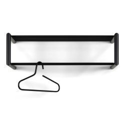 Parque - Hattehylde i sort metal