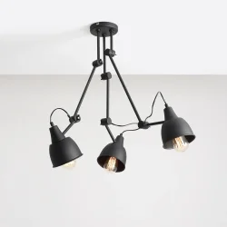 Verdi - Plafond lampe i sort metal