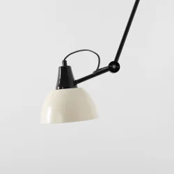 Verdi - Vglampe i cremefarvet metal