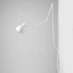 Verdi - Vglampe i hvid metal