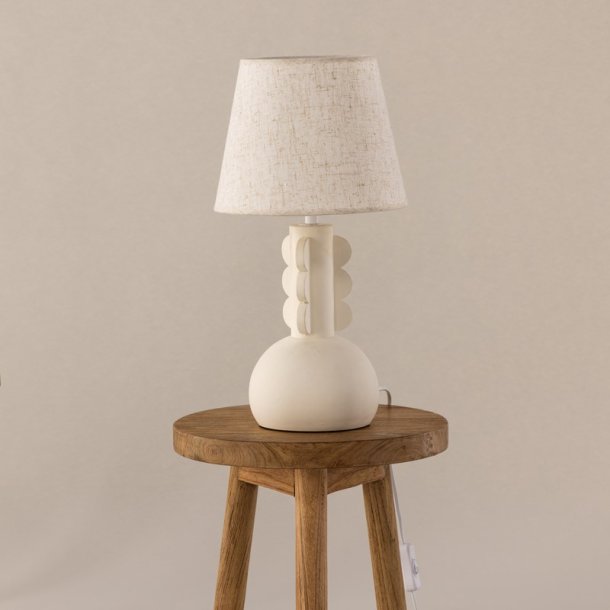 Ping - Bordlampe i beige beton