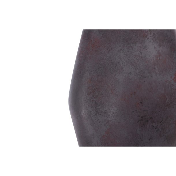 Foster- Pendel i sten-look med en sort-brun patineret farve